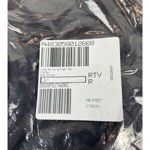 Violet Ray Tinsel Tree Tote Bag - Unisex Black Plastic, Stylish & Durable